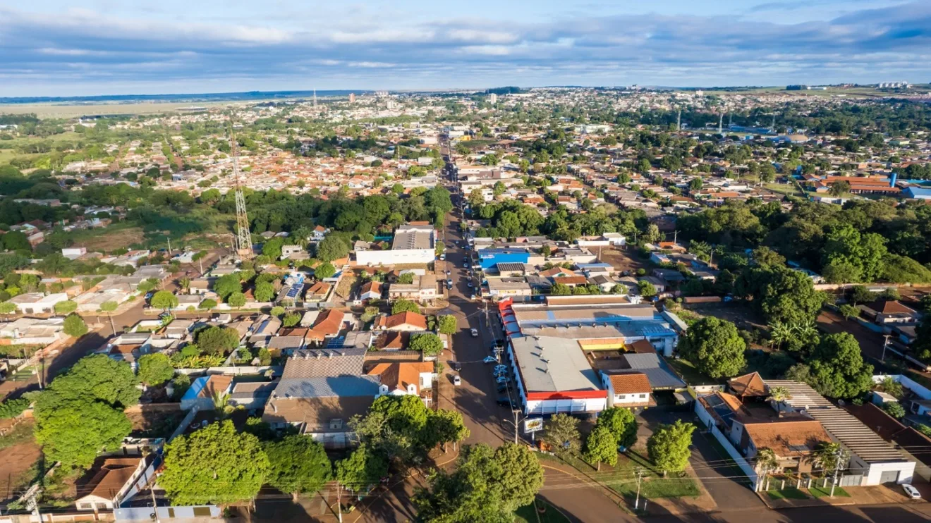 Vista aérea de Maracaju - Foto: Marlon Duarte/ Assessoria Prefeitura M. Maracaju