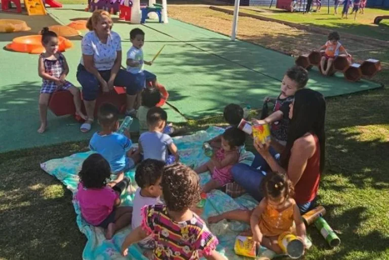 No período de 23 a 29 de maio a Semec realiza o evento com o tema "Vem para a roda  No ritmo do brincar". - Foto: Divulgação/Prefeitura de Três Lagoas