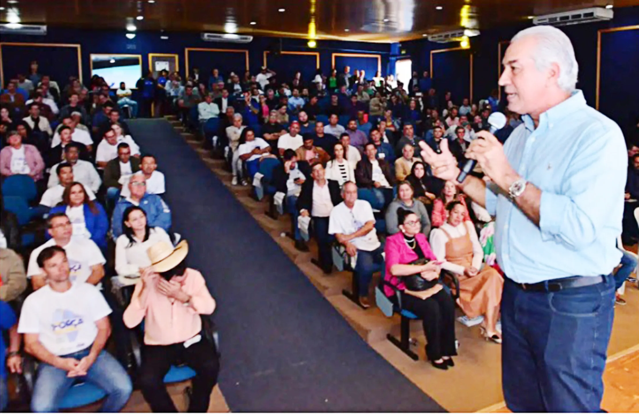 Regional do PSDB lotou auditório da Faculdade Aems - Divulgação