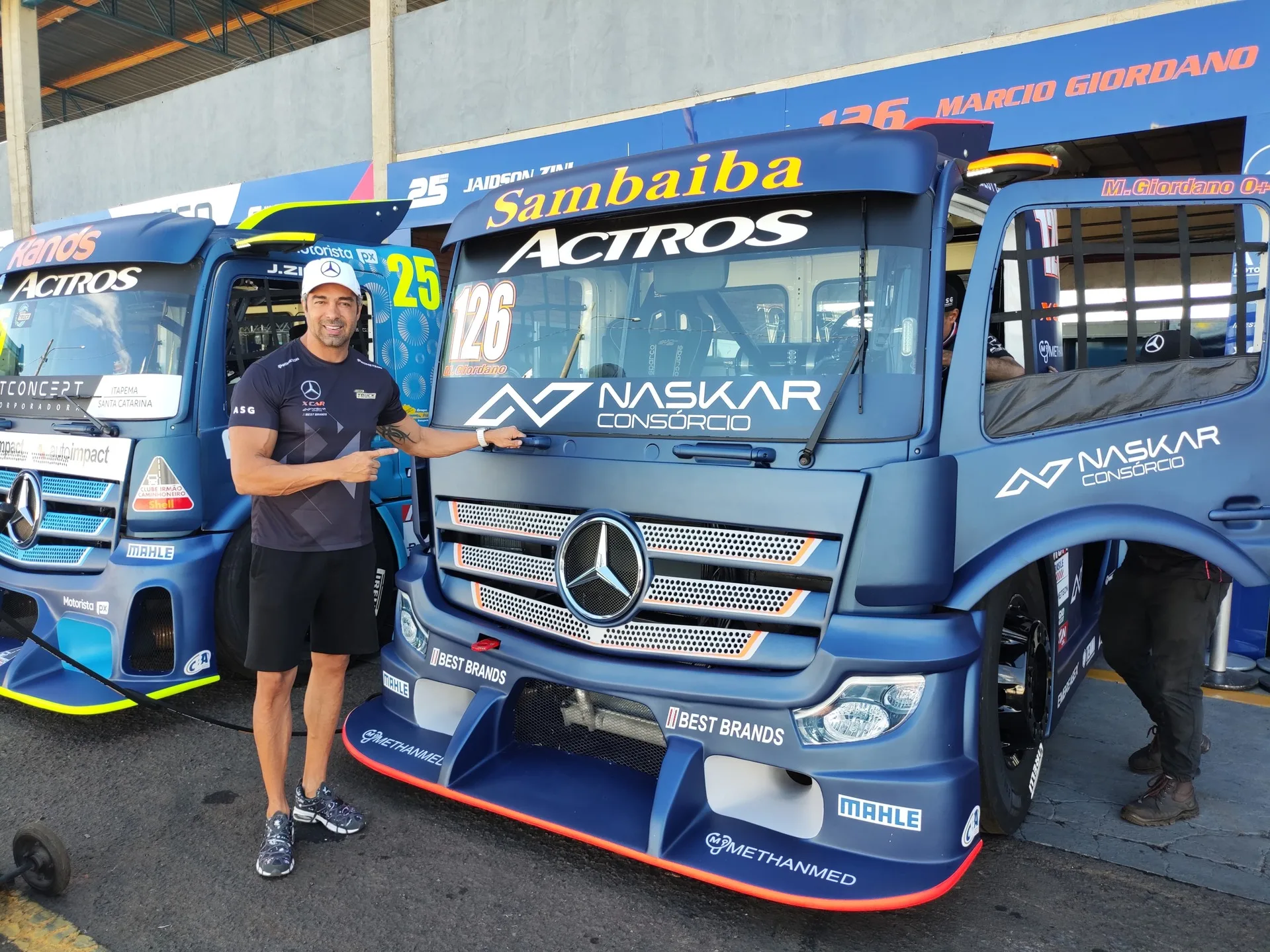 Márcio Giordano, piloto da equipe ASG Motorsport - Foto: Gerson Wassouf/ CBN-CG