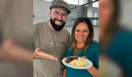 Paulo Machado conheceu a receita de Zeneide em um churrasco entre amigos - Foto: Arquivo Pessoal/Paulo Machado