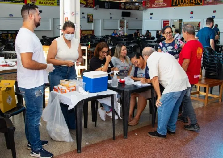 Foram aplicadas apenas 20 doses durante ação e secretaria de Saúde alerta. - Foto: Divulgação/Assessoria