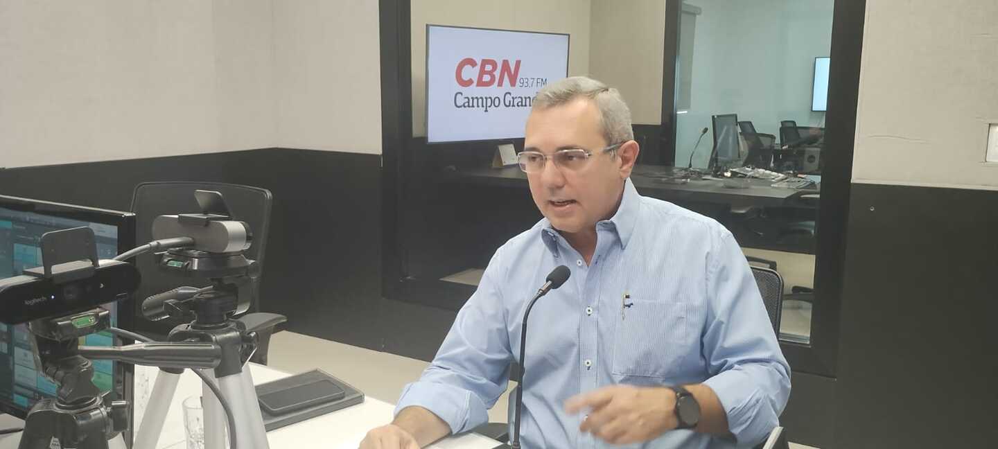 Edir Viégas durante participação no Jornal CBN Campo Grande. - Foto: Arquivo/CBN-CG