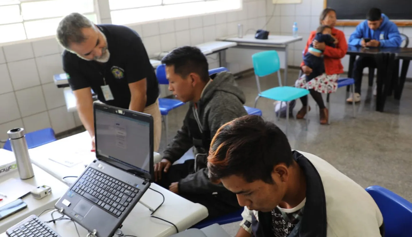 Atendimento realizado em Laguna Carapã, no Sul do estado - Foto: Divulgação/TJMS