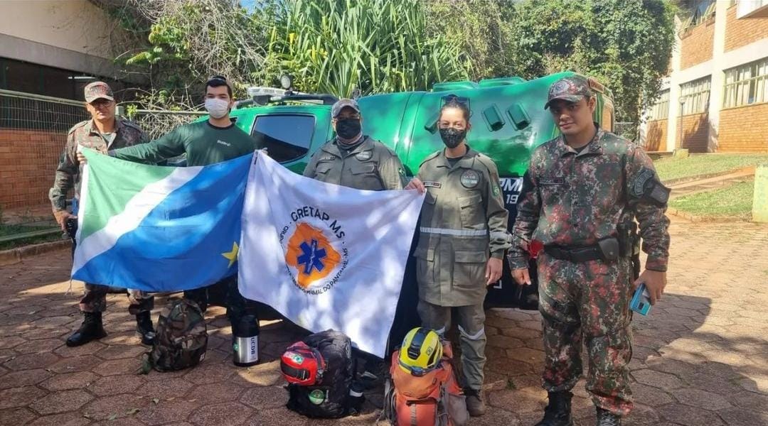 Profissionais seguem para locais de risco no Pantanal - Foto: Reprodução/ Redes sociais