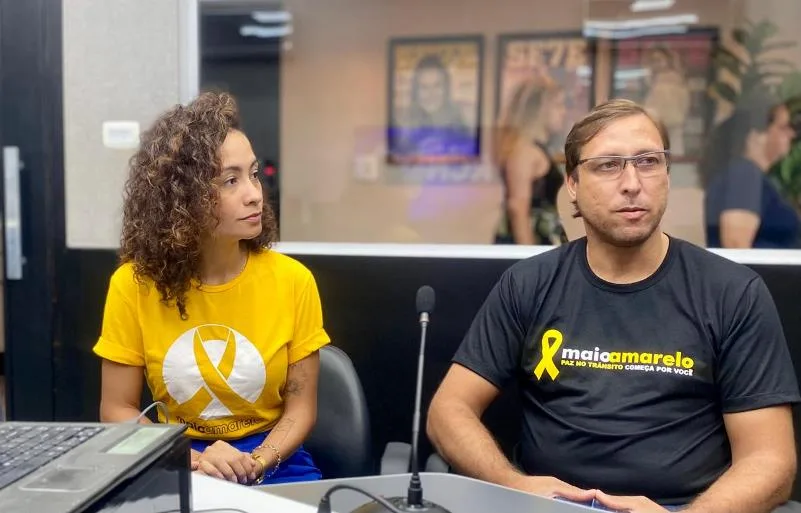 Neste ano, o tema da campanha do 'Maio Amarelo' é "A paz no trânsito começa por você". - Foto: Antonio Luiz/JPNews