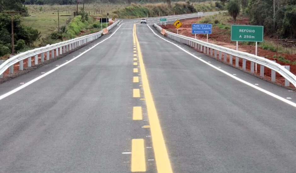 Rodovias federais tem índices de qualidade acima da média nacional - Foto: Reprodução/Agesul