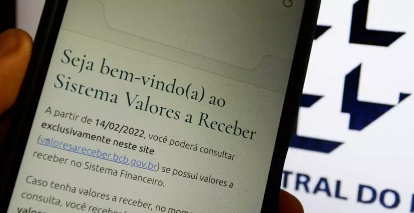 Sistema de Valores a Receber do BC pode ser consultado no site valoresareceber.bcb.gov.br. - Foto: Divulgação