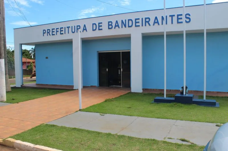 Fachada da Prefeitura de Bandeirantes - Foto: Divulgação/MPMS