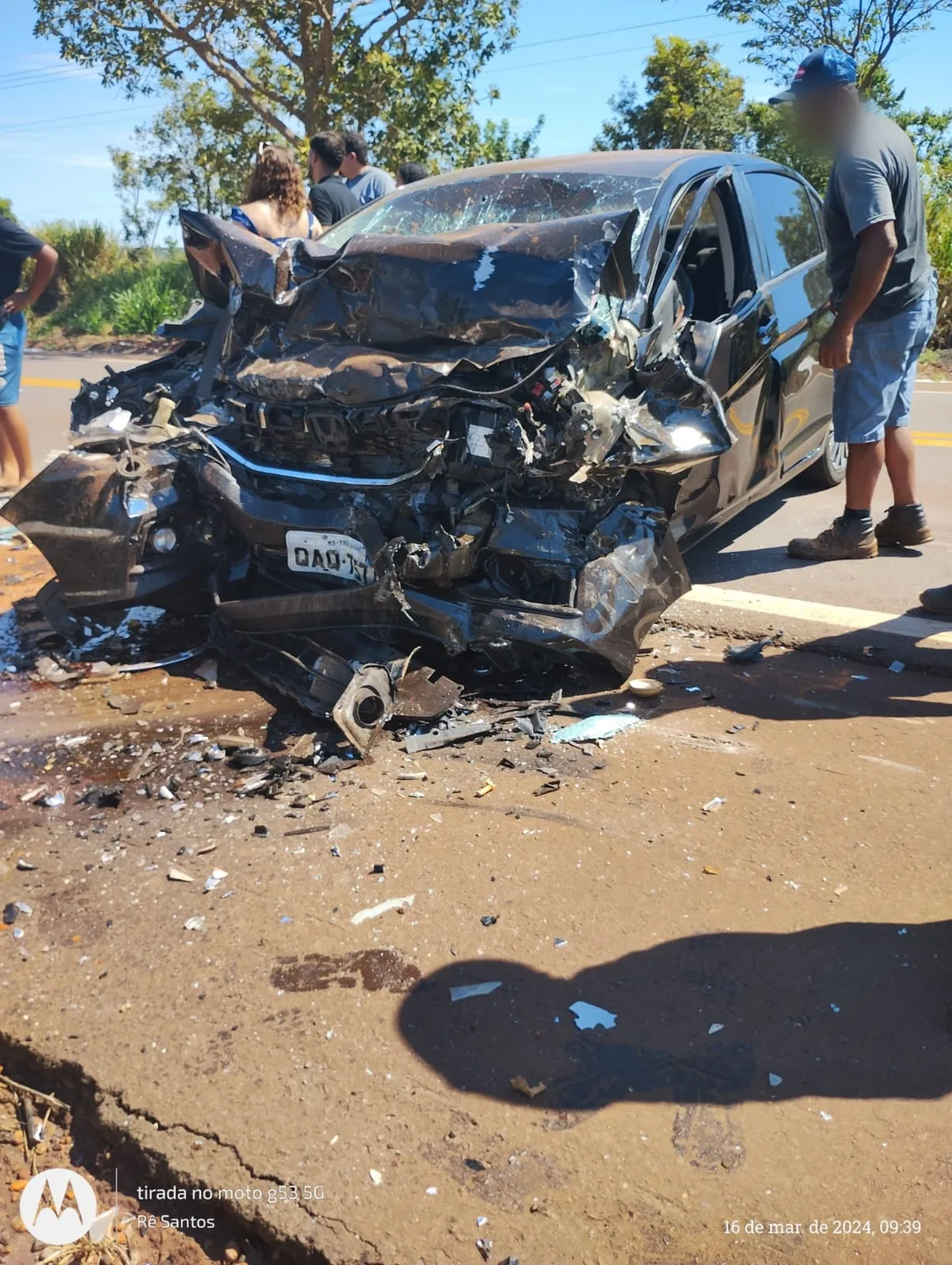 Colisão frontal teria ocorrido próximo ao distrito de Arapuá em Três Lagoas - Foto: Divulgação