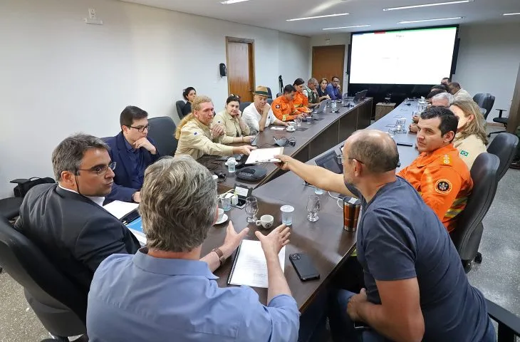 Reunião aconteceu nesta terça-feira em Campo Grande - Foto: Álvaro Rezende/Governo do Estado