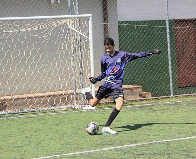 Goleiro três-lagoense com 1,85 é destaque e vai defender o Marília de São Paulo. - Foto: Arquivo/JPNews