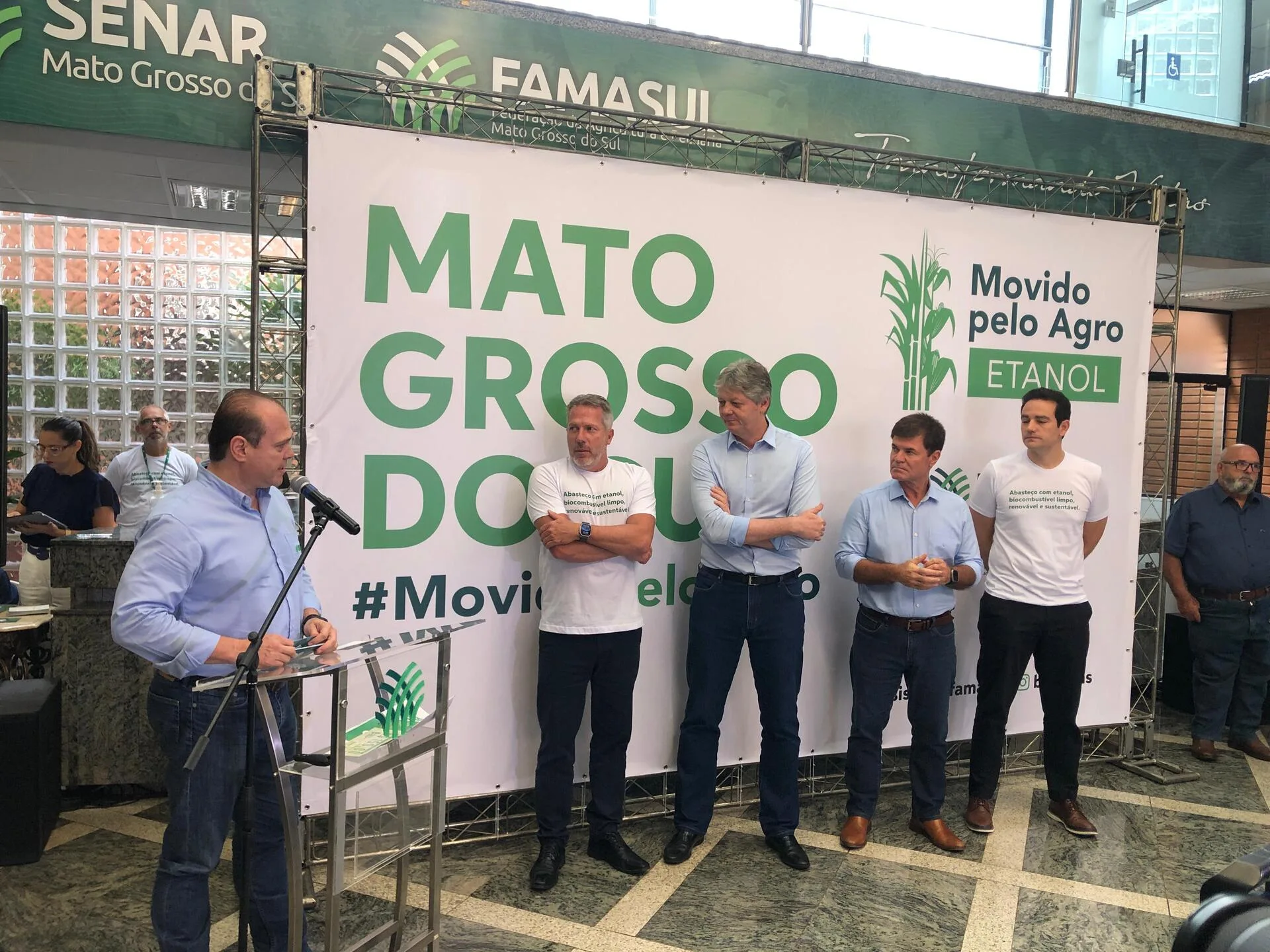 Campanha foi lançada na manhã desta terça-feira (12), na sede da Famasul, em Campo Grande - Foto: Gerson Wassouf/CBN-CG