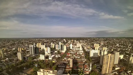 Na capital Campo Grande, espera-se um dia com mínima de 21°C e máxima de 30°C - Foto:Reprodução/Clima Ao Vivo Campo Grande Na capital Campo Grande, espera-se um dia com mínima de 21°C e máxima de 30°C - Foto:Reprodução/Clima Ao Vivo Campo Grande