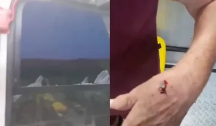 O fato ocorreu próximo ao condomínio Margarida, no Jd. Carioca, na Capital, e uma pessoa ficou levemente ferida. - Foto: Reprodução/ Redes Sociais