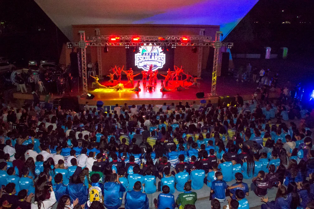 Abertura do JEMS foi realizada no Parque das Nações Indígenas - Foto: Daniel Sampaio/Fundesporte