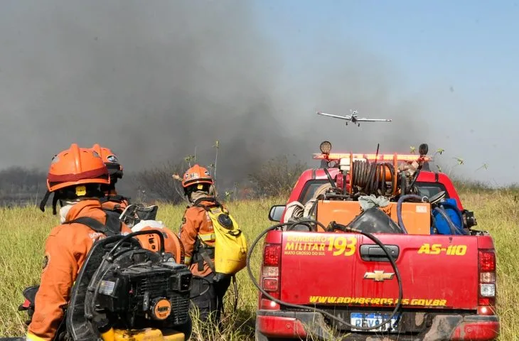 92 bombeiros militares de MS atuam nos incêndios - Foto: Divulgação/Gov-MS