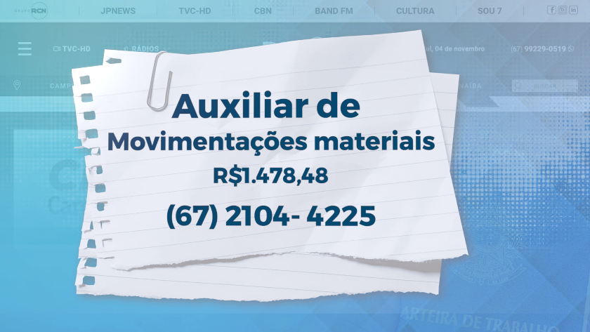 O quadro faz parte do programa TVC Agora, que é exibido pela TVC HD, Canal 13.1. - Foto: Reprodução/TVC