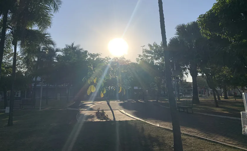 Temperatura máxima pode chegar aos 32°C. - Foto: Alfredo Neto/JPNews