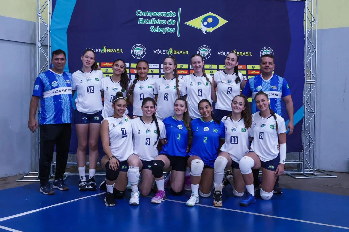 Seleção foi composta por 12 atletas e conquistou o quinto lugar - Foto: Samir Ismail