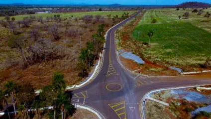 Foram pavimentados 6,3 km das rodovias MS-432 e MS-433 - Foto: Divulgação/Agesul