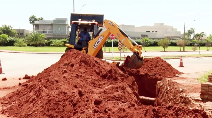 Três Lagoas tem 80% de rede de esgoto - Foto: Reprodução/TVC