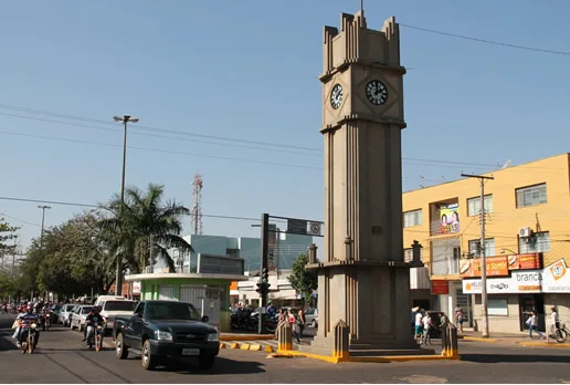 Relógio Central é um dos pontos de referência da cidade. - Foto: Arquivo/JPNews