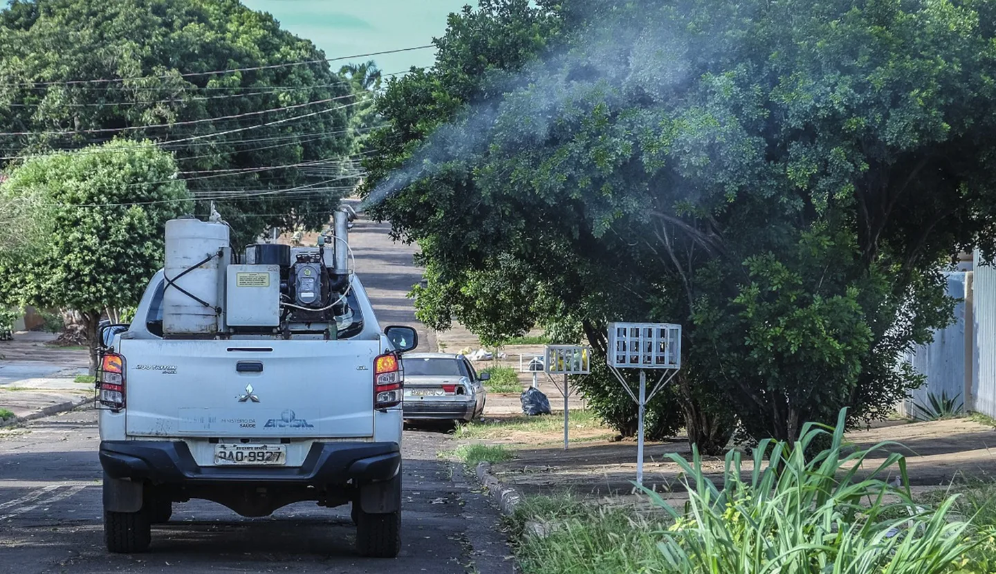 Fumacê em bairros da Capital Morena - Foto: Reprodução/PMCG