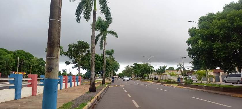 Céu permanece nublado na região Leste de MS. - Foto: Alfredo Neto/JPNews