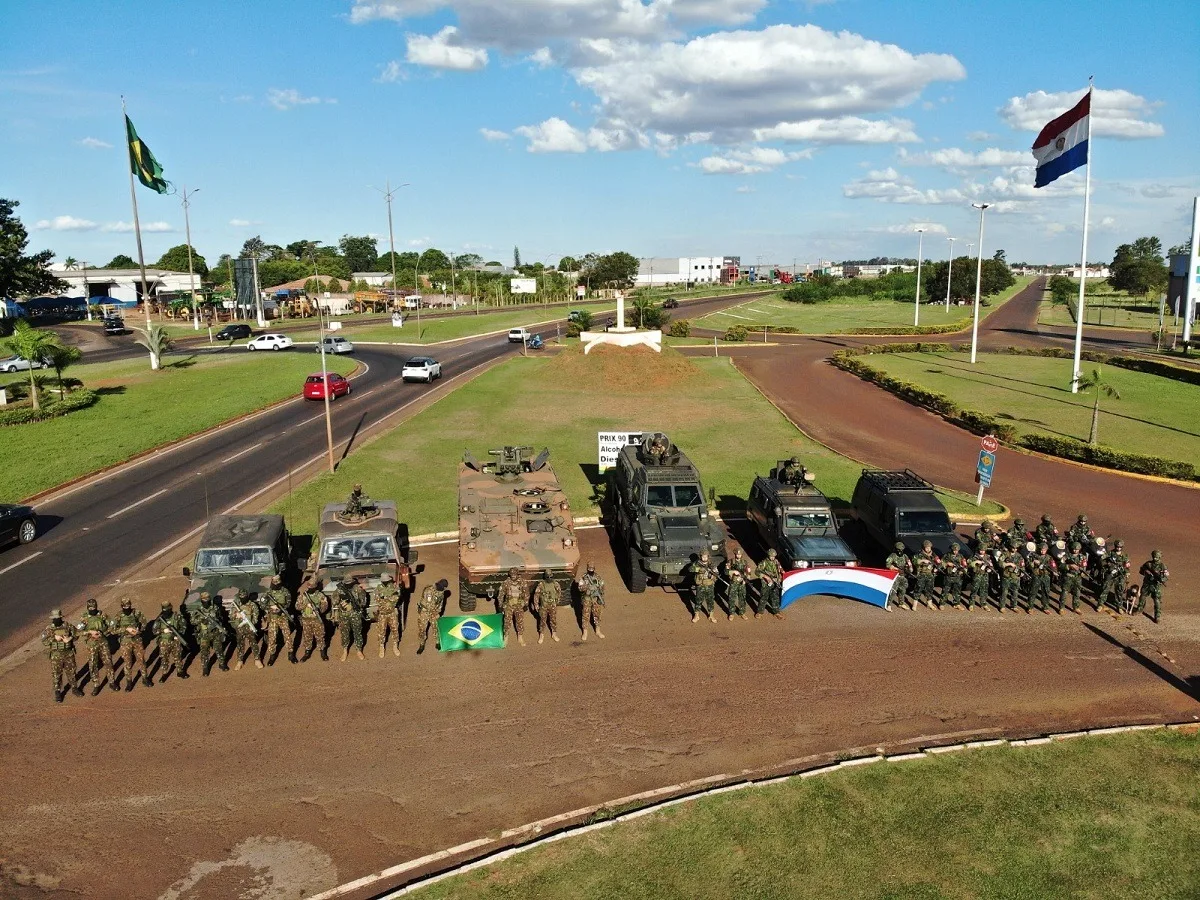 Operação Ágata Oeste recebe apoio das forças de segurança do lado paraguaio da fronteira - Foto: Edimilson Trindade