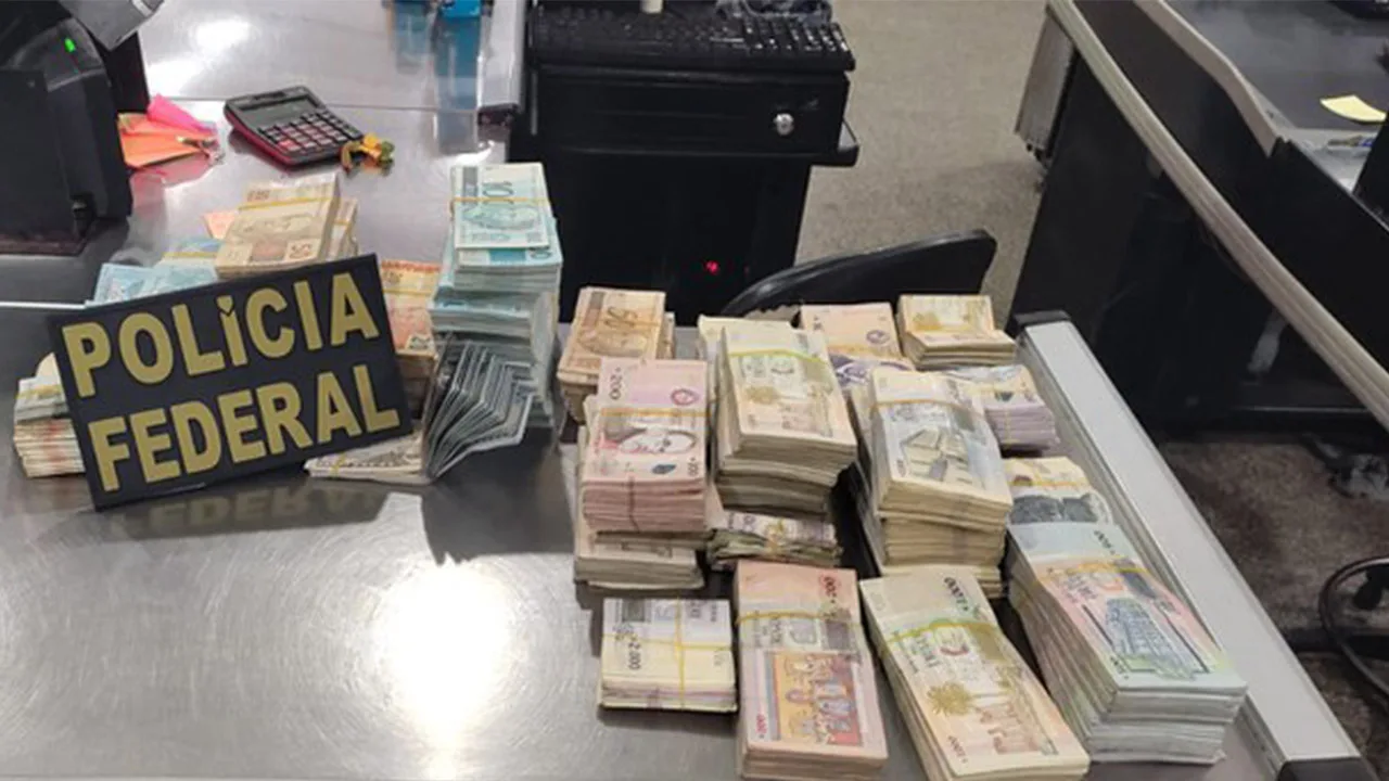 Durante a operação policial foram apreendidos R$ 7 milhões em moeda nacional e estrangeira - Foto: Divulgação/PF