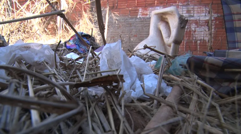 Lixos em terrenos baldios são propícios a aparição de animais peçonhentos colocam em risco a vida das pessoas. - Foto: Reprodução/TVC