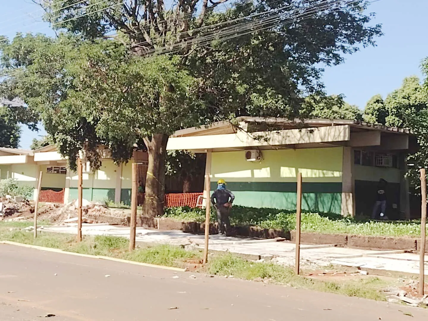 A mundança ocorre por conta da reforma na escola - Arquivo