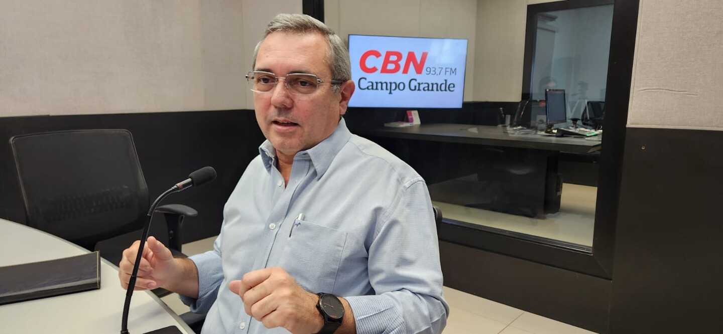 Edir Viégas durante participação no Jornal CBN Campo Grande desta terça (3). - Foto: Karina Anunciato / CBN-CG