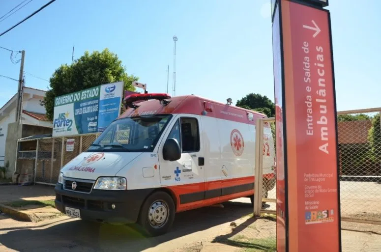 Vítima foi levado ao Hospital Auxiliadora pelo Samu. - Foto: Divulgação