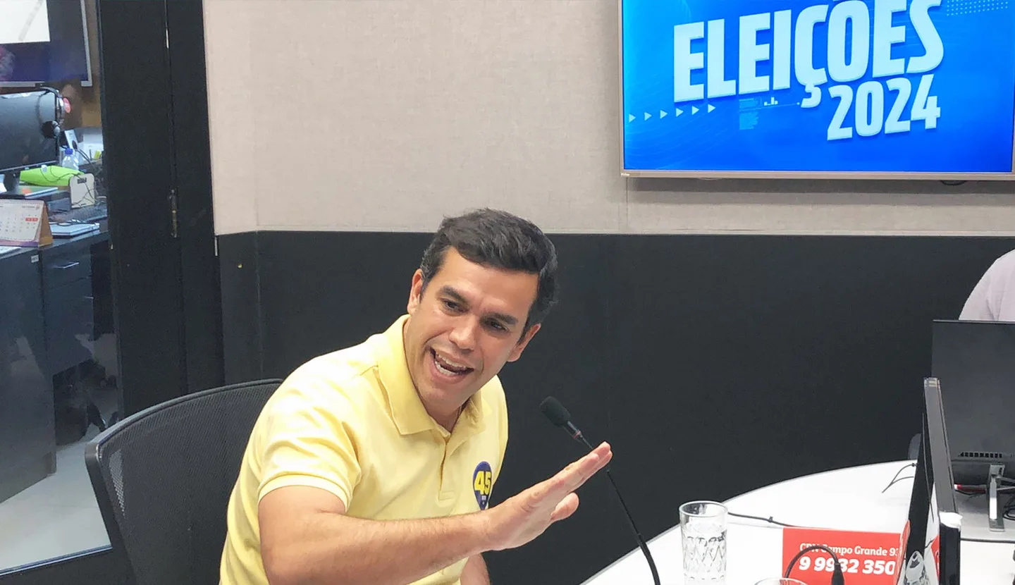 Beto Pereira, candidato do PSDB à Prefeitura de Campo Grande - Foto: Raíssa Rojas/CBN-CG