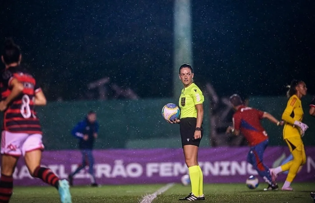 Daiane apitou partidas da Série 'A' do Campeonato Brasileiro em 2023 - Foto: Reprodução/ Assessoria