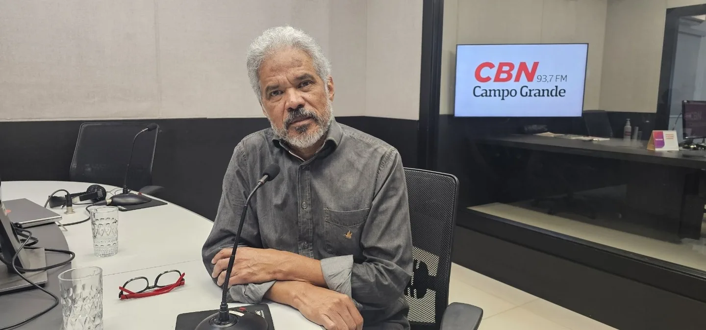 Adilson Trindade, durante participação no Jornal CBN Campo Grande. - Foto: LSSCom/CBN-CG