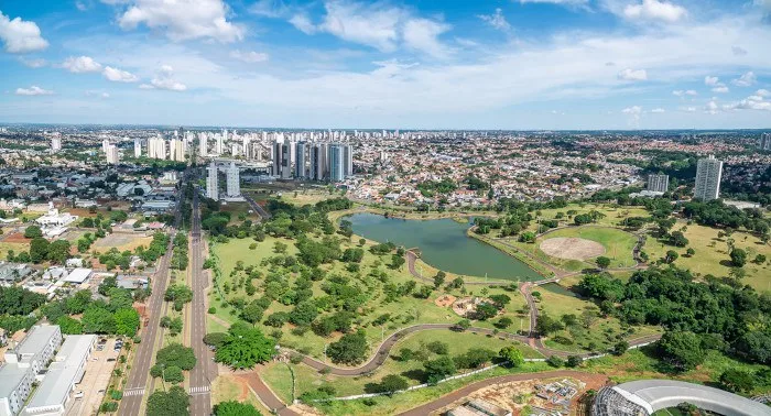 Foto aérea de Campo Grande - Reprodução/Governo Federal