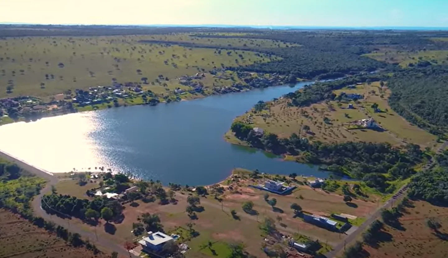 Lago do Nasa Park está localizado no município de Jaraguari - Reprodução/Redes Sociais