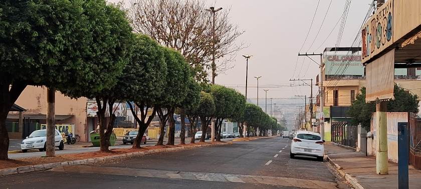 Cidade registra altas temperaturas e umidade do ar semelhante a índice de deserto. - Foto: Divulgação