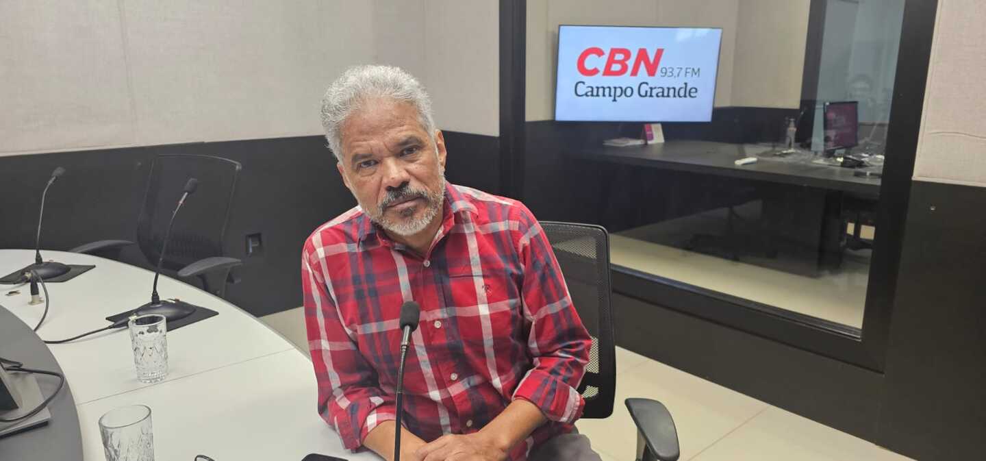 Adilson Trindade durante participação no Jornal CBN CG. - Foto: LSSCom/CBN-CG