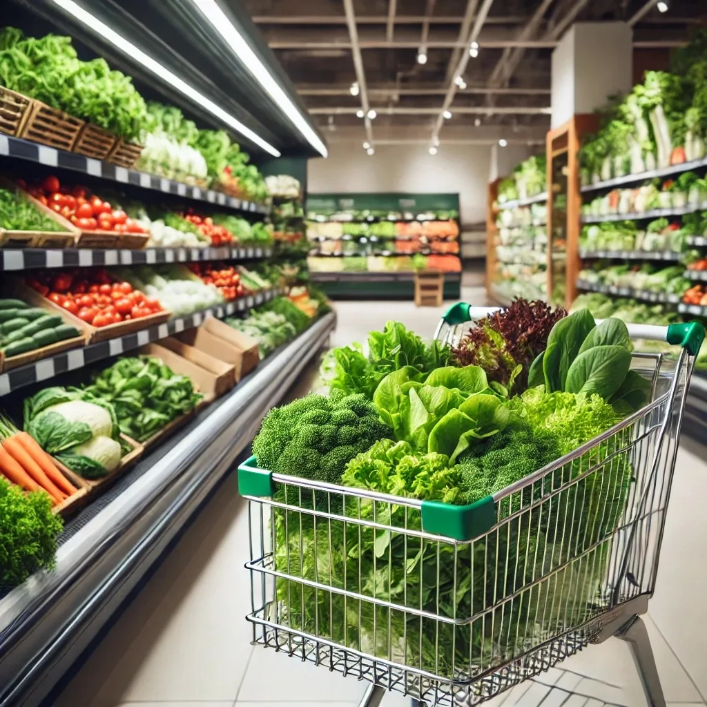 As hortaliças são plantas cultivadas para consumo humano, elas englobam as verduras e os legumes, mas nem todas as hortaliças são verduras - Foto: Imagem/Gerada por IA