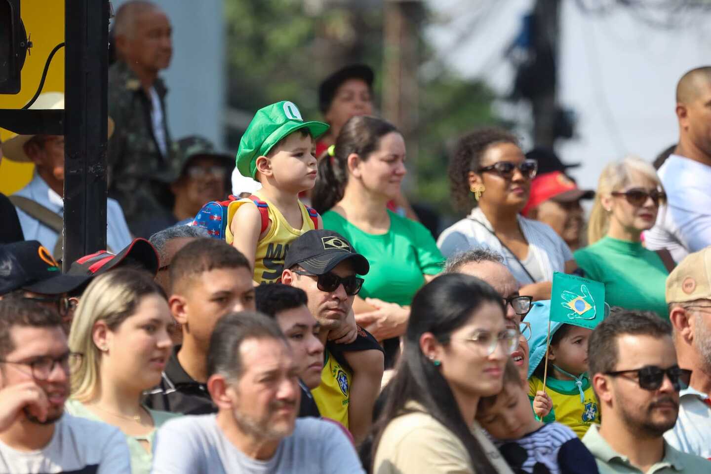 O desfile contou com a apresentação de 4 mil pessoas representando 23 organizações civis e militares - Foto: Reprodução/ Governo de MS