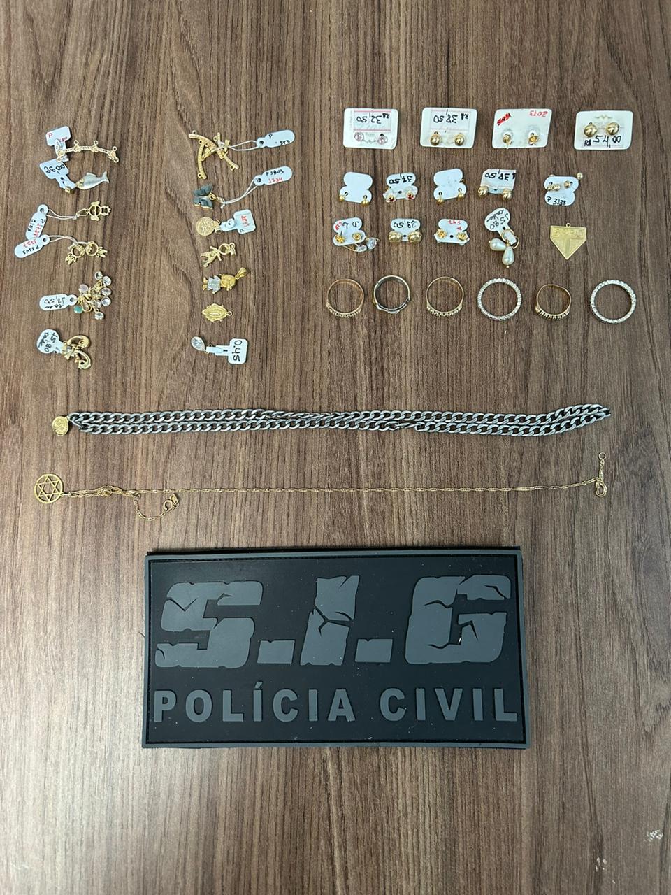 Trio preso confessou crime e entregou receptadora. - Foto: Divulgação/Polícia Civil