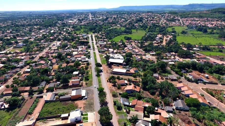 Foto aérea de Rio Verde de Mato Grosso - Divulgação