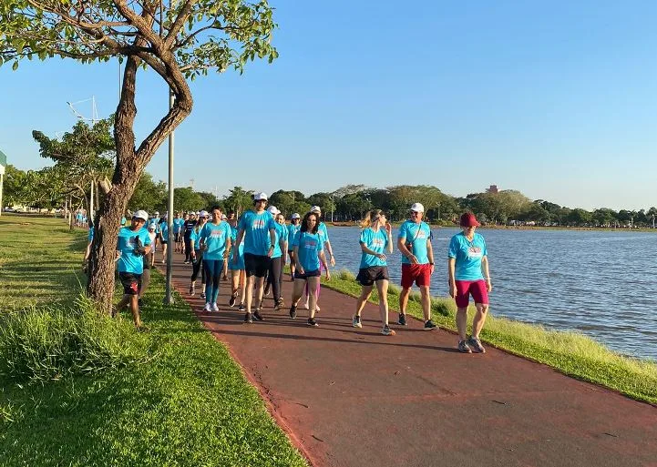 UFMS promove a 6ª caminha de incentivo a saúde, no dia 31 de agosto, na Lagoa Maior em Três Lagoas. - Foto: Divulgação/Ufms