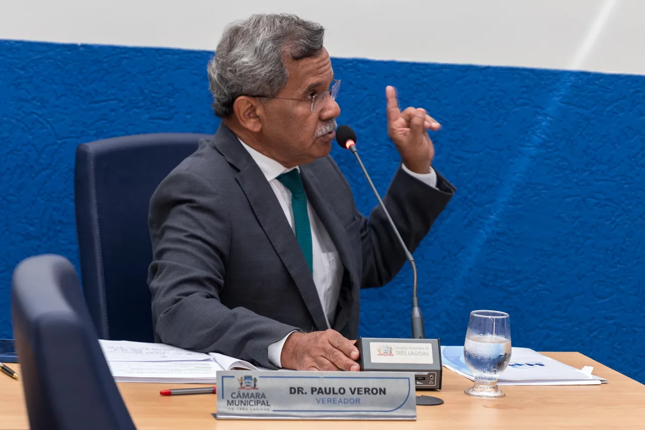 Paulo Veron está fora da disputa pela prefeitura de Três Lagoas em 2024 - Foto: Divulgação/CMTLS