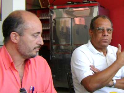 Sávio e Carlos Alberto Torres em Campo Grande -