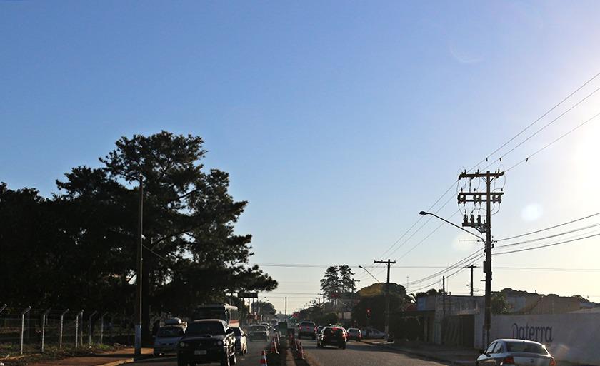 Dia amanhece com céu claro e gelado, mas chuva não deve chegar - Danielle Leduc/JPNEWS Dia amanhece com céu claro e gelado, mas chuva não deve chegar - Danielle Leduc/JPNEWS